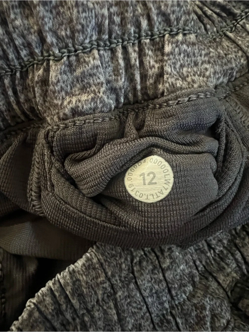 Lululemon Women's Heather Gray Athletic Running Shorts size 12